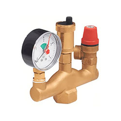 Группа безопасности для котла 1" 3 бар до 50 кВт Aquasfera