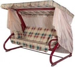 Манила качели садовые Бордовые