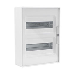 Корпус пластиковый настенный FRAME ЩРН-П-24 IP41 прозрачная дверь F24W1WT DKC