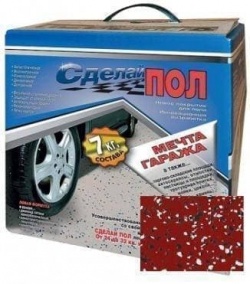 СДЕЛАЙ ПОЛ эпоксидное 2-х компонентное покрытие Коричнево-красный (на 20 м2)