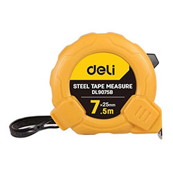 Рулетка 7,5 м 25 мм Deli DL9075В