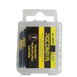 Набор магнитных бит РОСОМАХА (PH1/PH2/PH3/PZ1/PZ2/PZ3/SL5/T30/H4)
