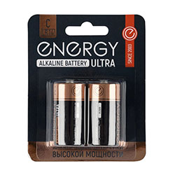 Батарейка Тип С ENERGY Ultra LR14/2В