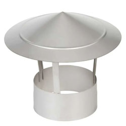 Зонт 1Z (на трубу) 150х0,5х409 мм ФЕНИКС