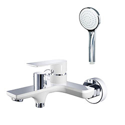 Смеситель для ванны латунь VALFEX Argo White VF.60505-8