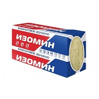 Утеплитель Изомин Лайт 1200x600x50 мм 8 плит 5,76 м2 плотность 35 кг/м3