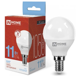 Лампа светодиодная LED-ШАР-VC 11Вт 230В Е14 6500К 1050Лм IN HOME