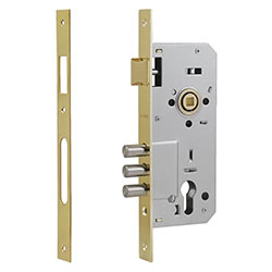 Корпус замка КЗВР-101 85 мм Золото НОРА-М