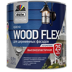 Краска для фасадов база BW Белый 0,9 л DUFA Premium Wood Flex
