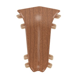 Внутренний угол для плинтуса К55 Комфорт Вишня темная