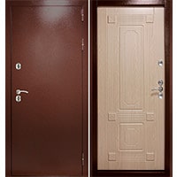 Дверь Термаль Ультра Беленый дуб 860х2050 правая с цилиндрическим замком и дверной фурнитурой