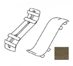 Соединитель для плинтуса К55 Комфорт Сантал темный