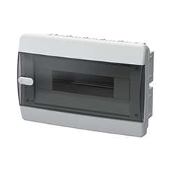 Корпус пластиковый ЩРВ-П-12 IP41 Черная прозрачная дверь IEK UNION Compact
