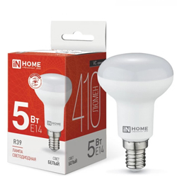 Лампа светодиодная LED-R39-VC 5Вт 230В Е14 4000К 410Лм IN HOME