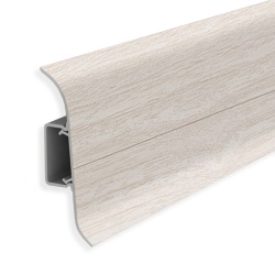 Плинтус К55 Комфорт 2,5 м Светлый ясень