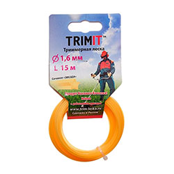 Леска триммера 1,6 Звезда 15 м TRIMIT