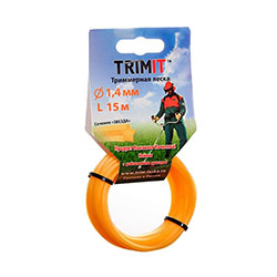 Леска триммера 1,4 Звезда 15 м TRIMIT