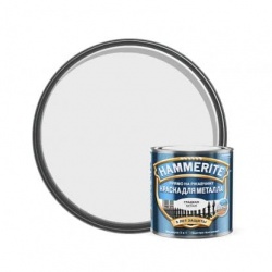 Hammerite гладкая полуматовая Белая 0,25 л