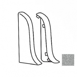 Торцевые заглушки для плинтуса К55 Комфорт 2 штуки Камешки