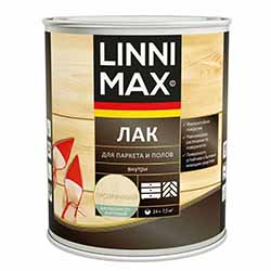 Лак алкидно-полиуретановый для паркета и полов матовый 0,75 л Linnimax