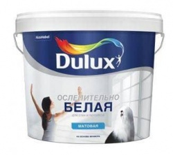 Краска Dulux Ослепительно белая Матовая 4,5 л