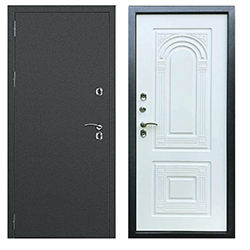 Дверь ДК Термаль Оптима-2 Б 860х2050 Левая Антик медный/Белый с фурнитурой