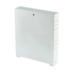 Шкаф коллекторный наружный ШРН-1 450х118х652-715 мм RAL 9016 Белый Wester
