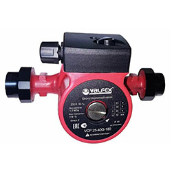 Циркуляционный насос VCP 25-40G 180 мм с гайками VALFEX RS25/4G-180