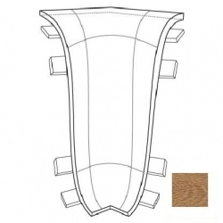 Внутренний угол для плинтуса К55 Комфорт Тик