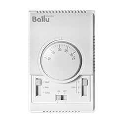 Термостат BALLU BMC-2 накладной комнатный механический проводной НО/НЗ