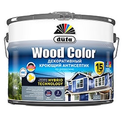 Кроющий антисептик Темный шоколад 9 л DUFA Wood Color