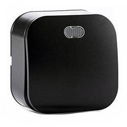 Выключатель 1 клавиша ОП Frea 10А IP20 250В с индикацией АБС-пластик Карбон TOKOV ELECTRIC