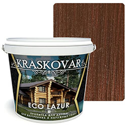 Пропитка для дерева 2 л Махагон Kraskovar Eco Lazur