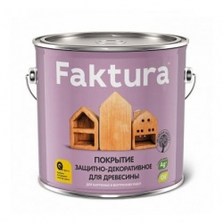 Покрытие Faktura для дерева Белый Дуб с льняным маслом и ионами серебра 2,7 л