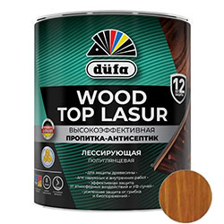 Пропитка-Антисептик для дерева Тик 0,9 л Dufa Wood top Lasur