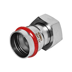 Переходник ВПр-ВР Ø 35х1"1/4 накидная гайка Нержавеющая сталь пресс ROMMER