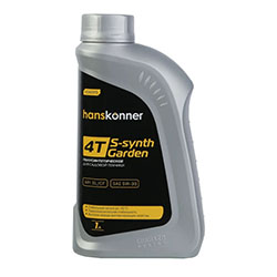 Масло 4Т Полусинтетическое 1 л SAE 5W-30 Hanskonner