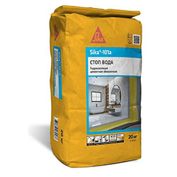 Смесь гидроизоляционная тонкослойная сухая Sika-101a 20 кг