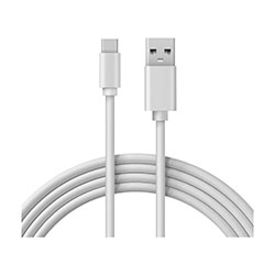 Кабель USB-A – Type-C 3А 2 м ПВХ Белый зарядка электронных устройств REXANT