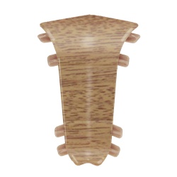 Внутренний угол для плинтуса К55 Комфорт Сантал