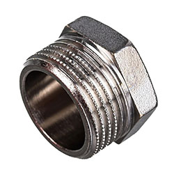 Пробка НР 3/4" никелированная STOUT