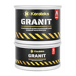 Клей эпоксидный А 0,3 кг В 0,15 кг Kerateks Granit