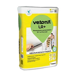Шпатлевка полимерная финишная для сухих помещений 20 кг Белая Vetonit ЛР+