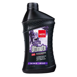Масло для 4-х тактных двигателей Ultimate SAE 5W-30 API SJ/CF зимнее 1 л AEG Масло для 4-х тактных двигателей Ultimate SAE 5W-30 API SJ/CF зимнее 1 л AEG