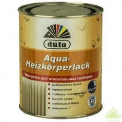 Эмаль düfa Aqua-Heizkorperlack для отопительных приборов 0,75 л