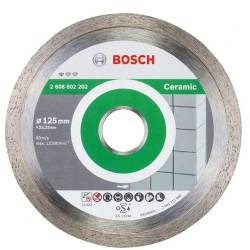 Круг алмазный 125х1,6х22.23 мм сплошной по керамике Standart Bosch