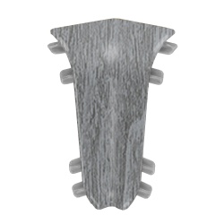 Внутренний угол для плинтуса К55 Комфорт Палисандр серый