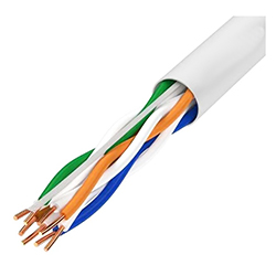 Кабель U/UTP кат.5E 4х2х24AWG CU PE Серый RIPO Витая пара