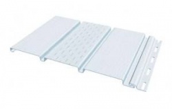 Софит белый с перфорацией 3000 х 280 мм Fine ber сайдинг