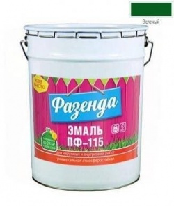 Эмаль ПФ-115 «Фазенда» Зеленая 20 кг